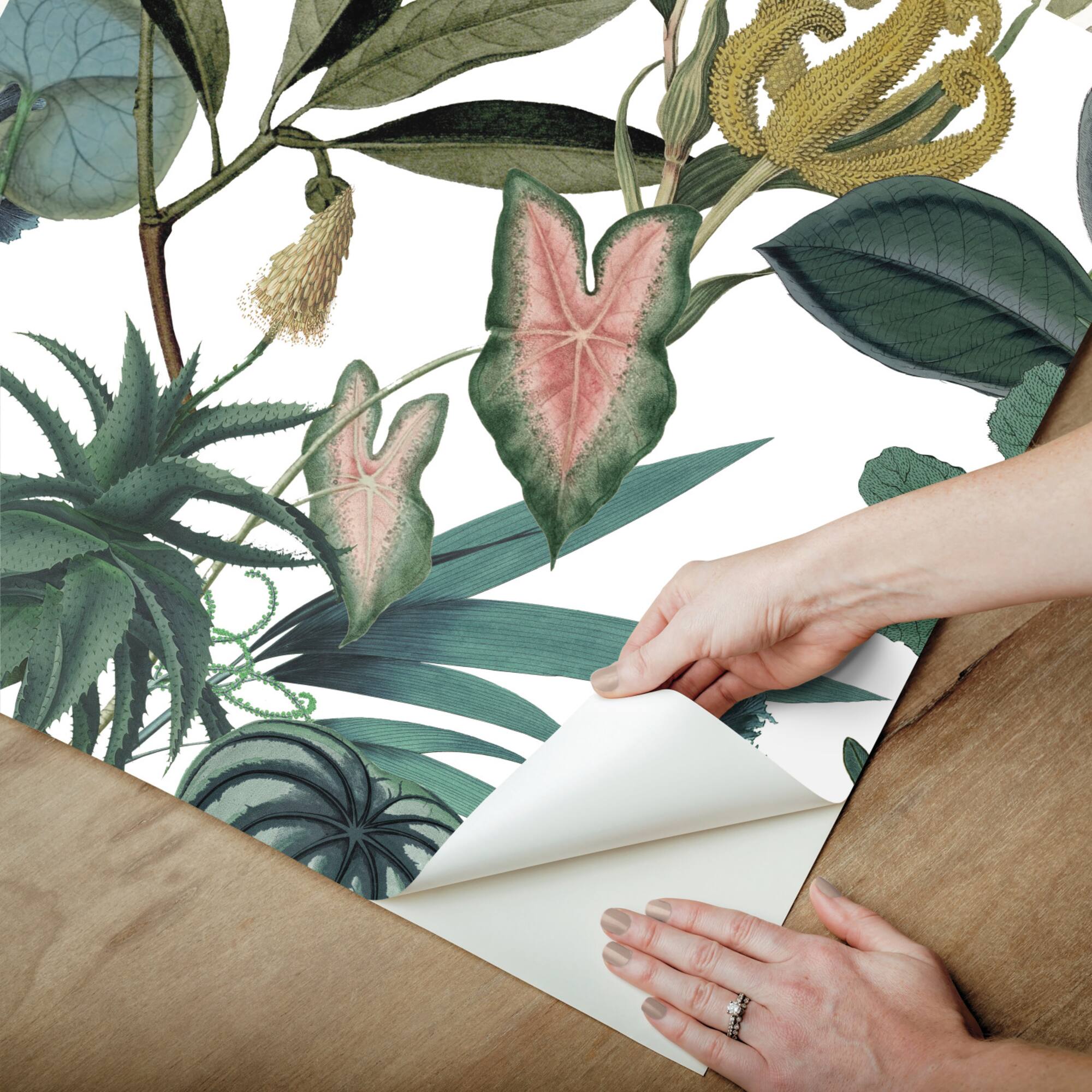 RoomMates Mr. Kate Tropical Peel & Stick Wallpaper